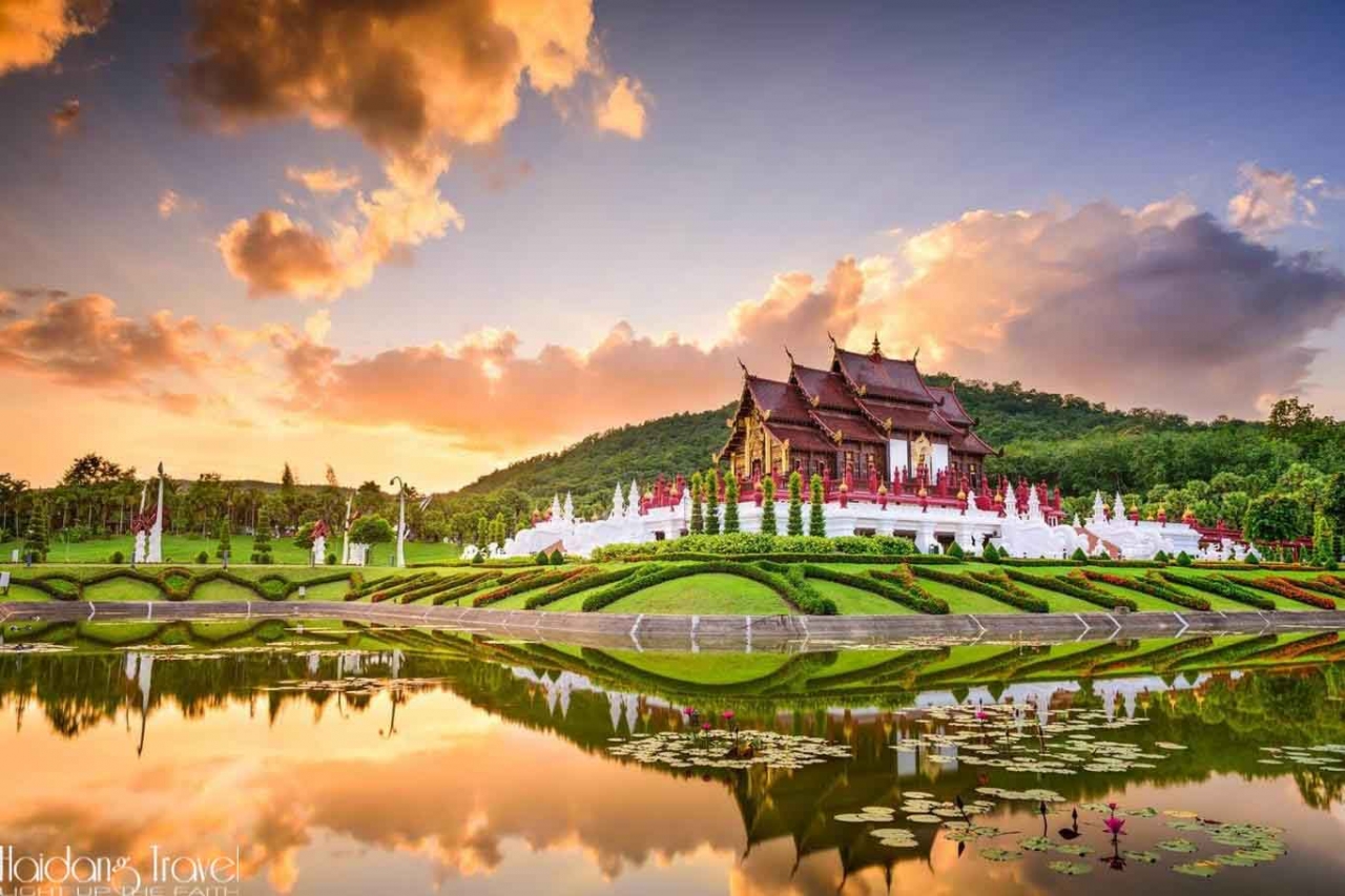 Đi du lịch Thái Lan, khám phá công viên mùa hè Phu Ping Palace