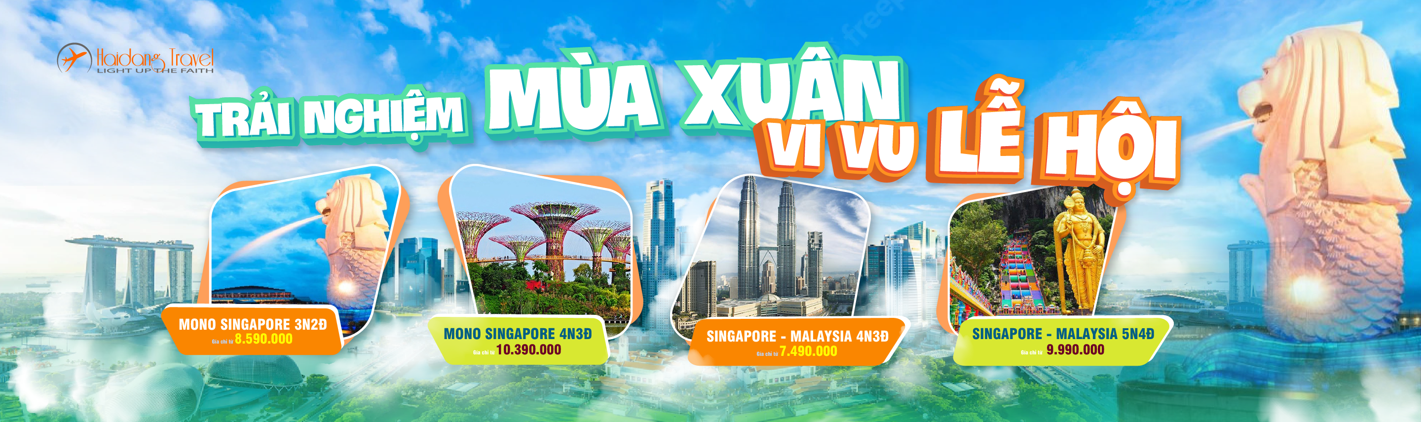 Tour Du Lịch Singapore - Malaysia mùa xuân năm 2023
