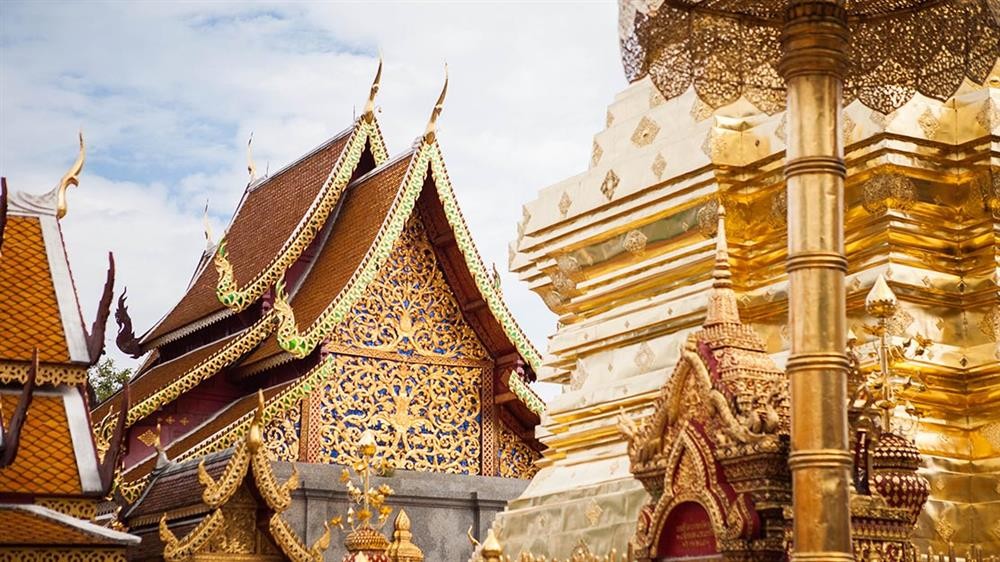 Khám phá lối kiến trúc độc đáo của chùa Wat Phrathat Doi Suthep