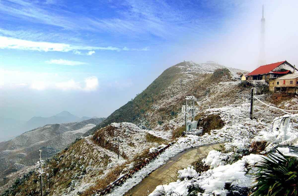 Tuyết tại Hà Giang vào mùa đông