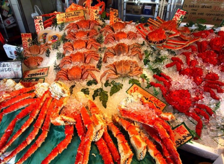 chợ hải sản Nhật Bản 2