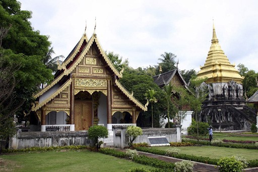 Tham quan chùa Chiang man Thái Lan