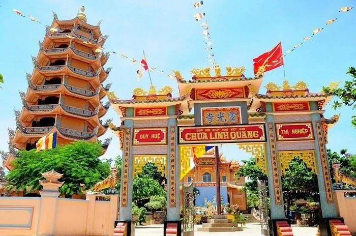 Hình ảnh chùa Linh Quang trang nghiêm