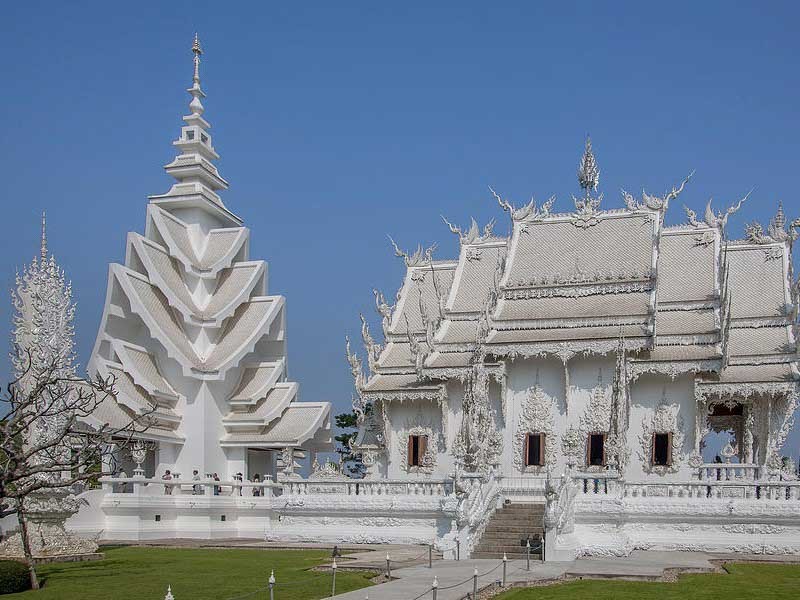 Ngôi chùa Trắng hiếm có tại Thái Lan