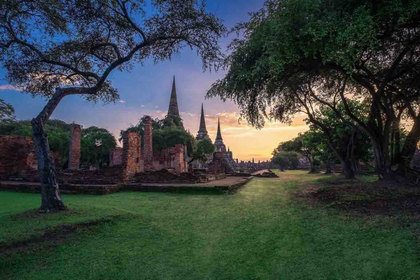 Vẻ đẹp của cố đô Ayutthaya trong phim Ngược dòng thời gian để yêu anh