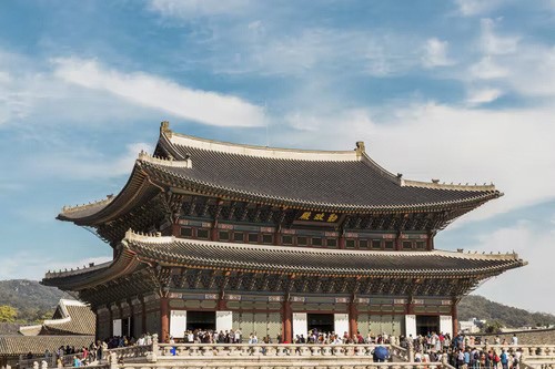 Cảnh đẹp Hàn Quốc Seoul - cung điện Gyeongbokgung