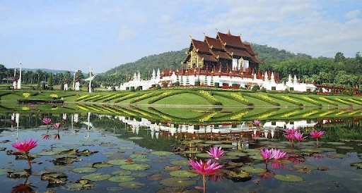 Địa điểm du lịch Thái Lan cung điện Phu Ping Palace 