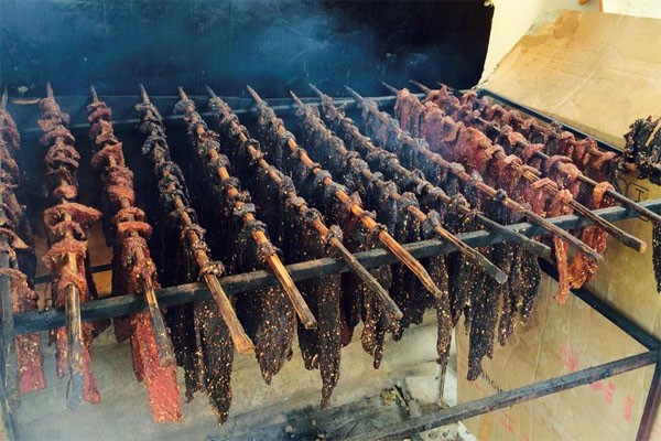 Thịt trâu gác bếp Mộc Châu