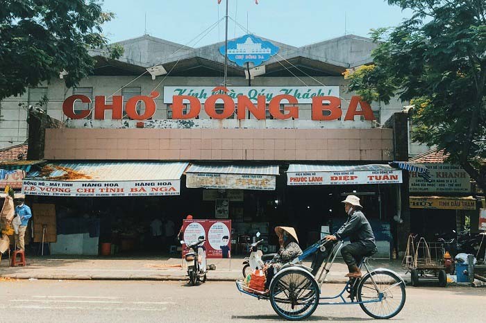 Một góc nhỏ của chợ Đông Ba