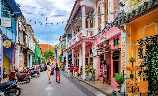 Địa điểm du lịch Thái Lan đô thị cổ Phuket