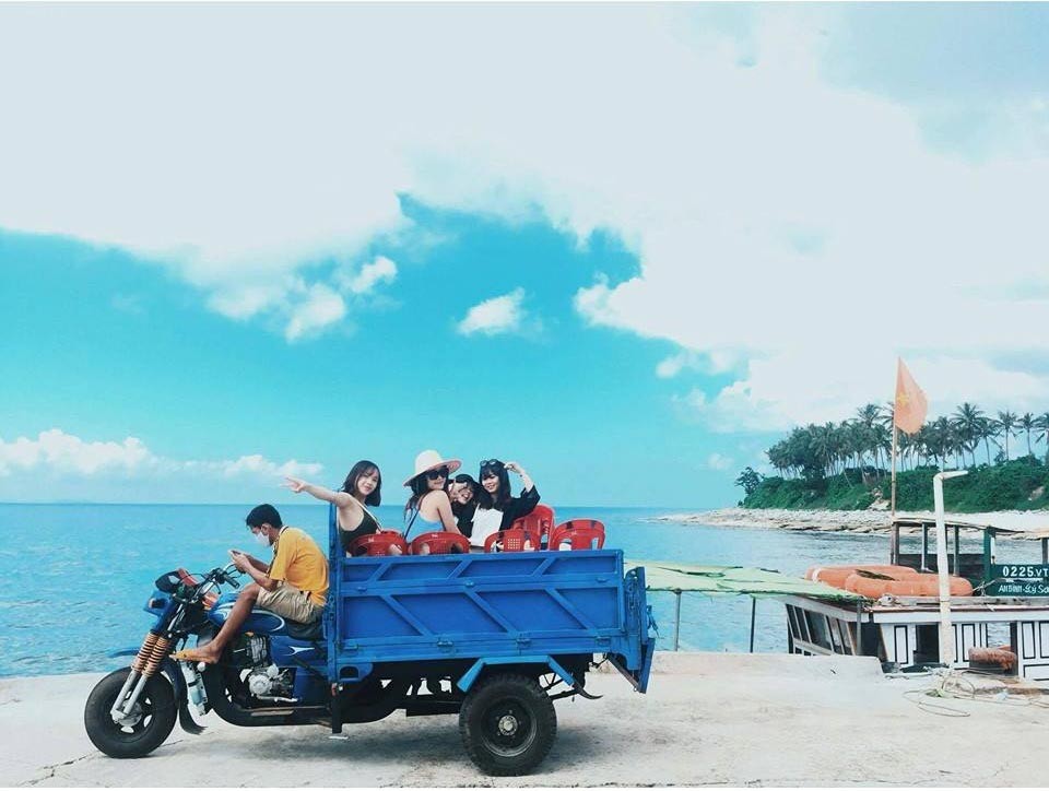 Phương tiện đi lại trên đảo Phú Qúy 