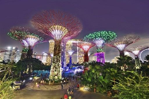 tour du lịch singapore 3 ngày 2 đêm - thăm quan Garden by the Bay