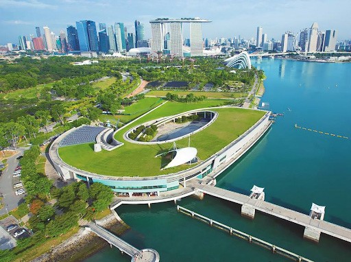 tour du lịch singapore 3 ngày 2 đêm - thăm quan đập nước Marina