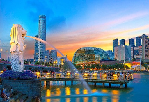 Đi du lịch Singapore cần bao nhiêu tiền-Merlion Park