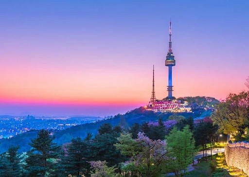 Du lịch Hàn Quốc 6 ngày 5 đêm, tháp Namsan 