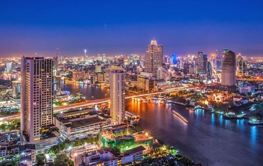 Thủ đô Bangkok về đêm