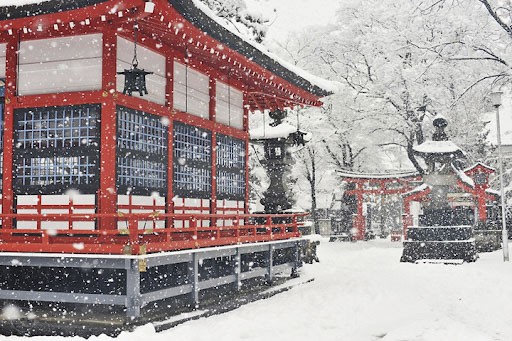 Tuyết rơi ở Nhật Bản