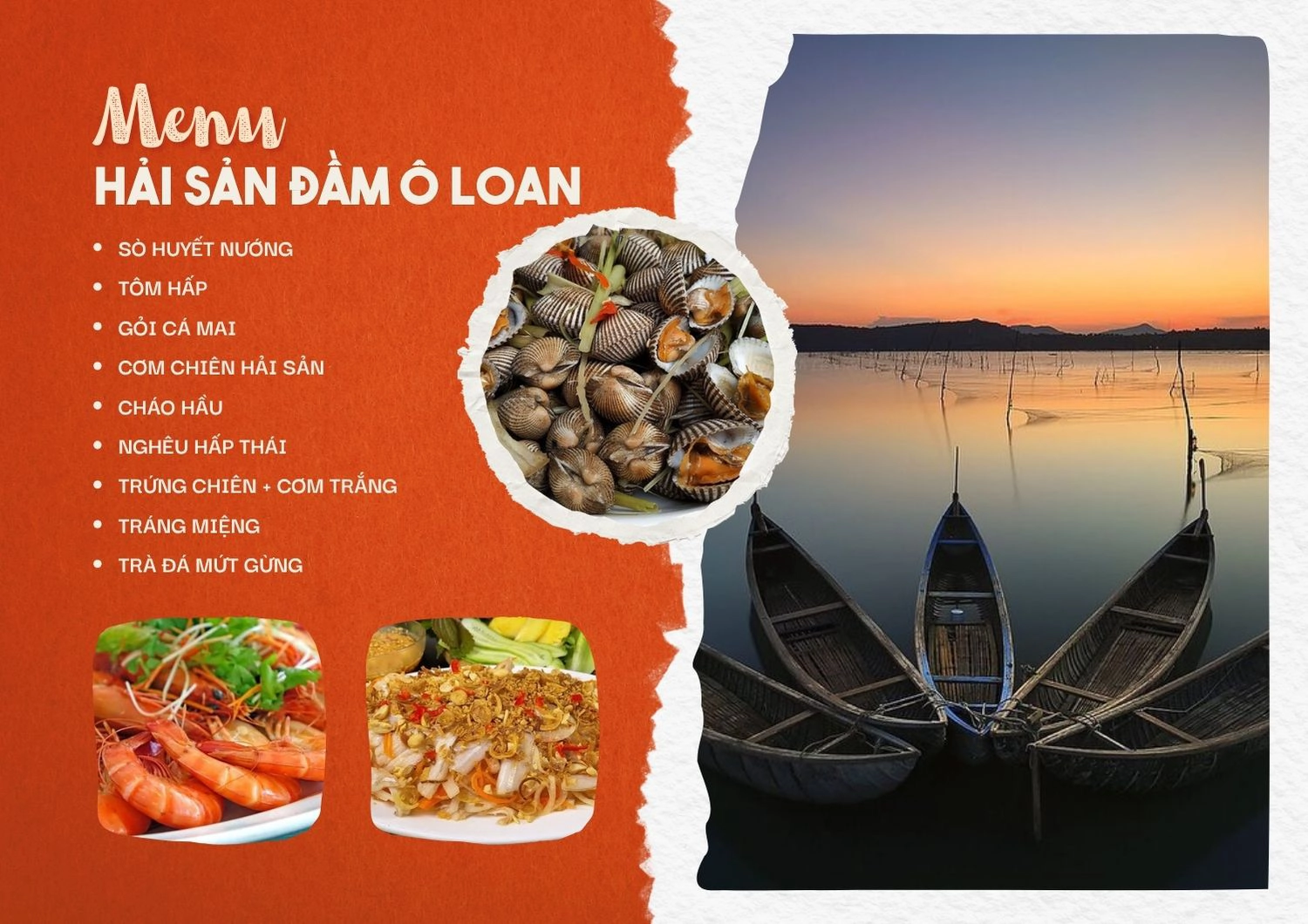 thuc don menu tour phu yen hai san
