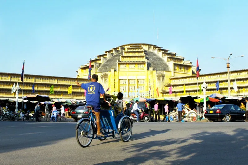 Chợ Trung tâm Phsar Thmey tại Phnom Penh