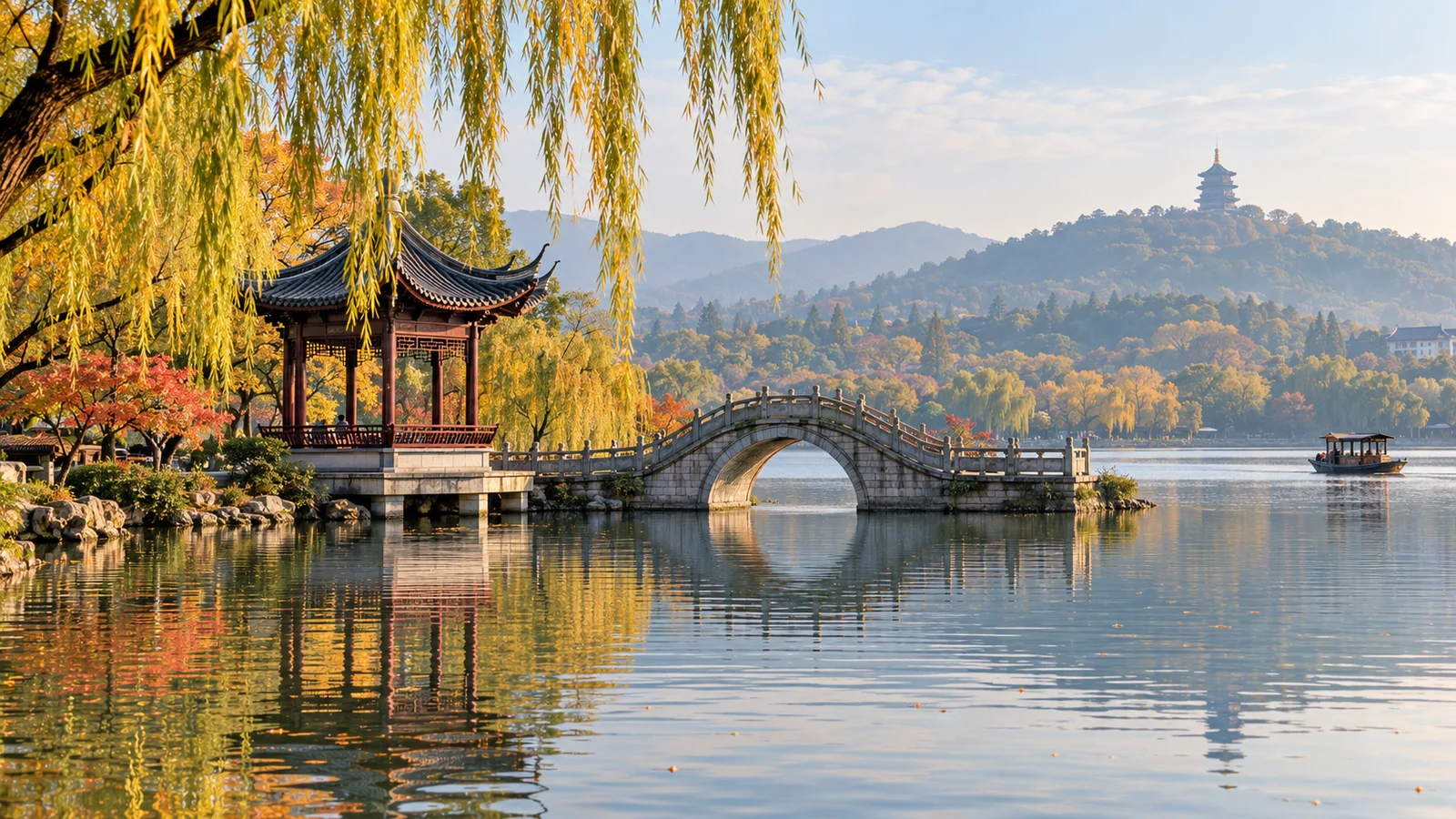 Tây Hồ Hàng Châu – ảnh minh họa AI