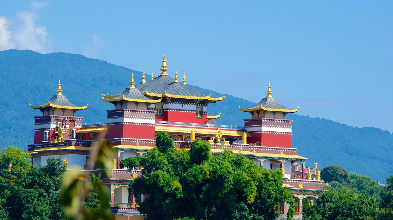 Khung cảnh Kathmandu Nepal với kiến trúc Phật giáo nổi tiếng