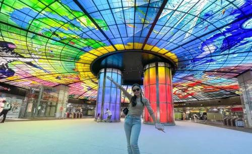 tour dai loan Trạm tàu điện Formosa Boulevard (Cao Hùng) 3