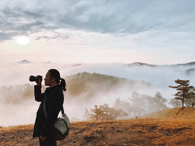 Săn mây tại Đồi cỏ