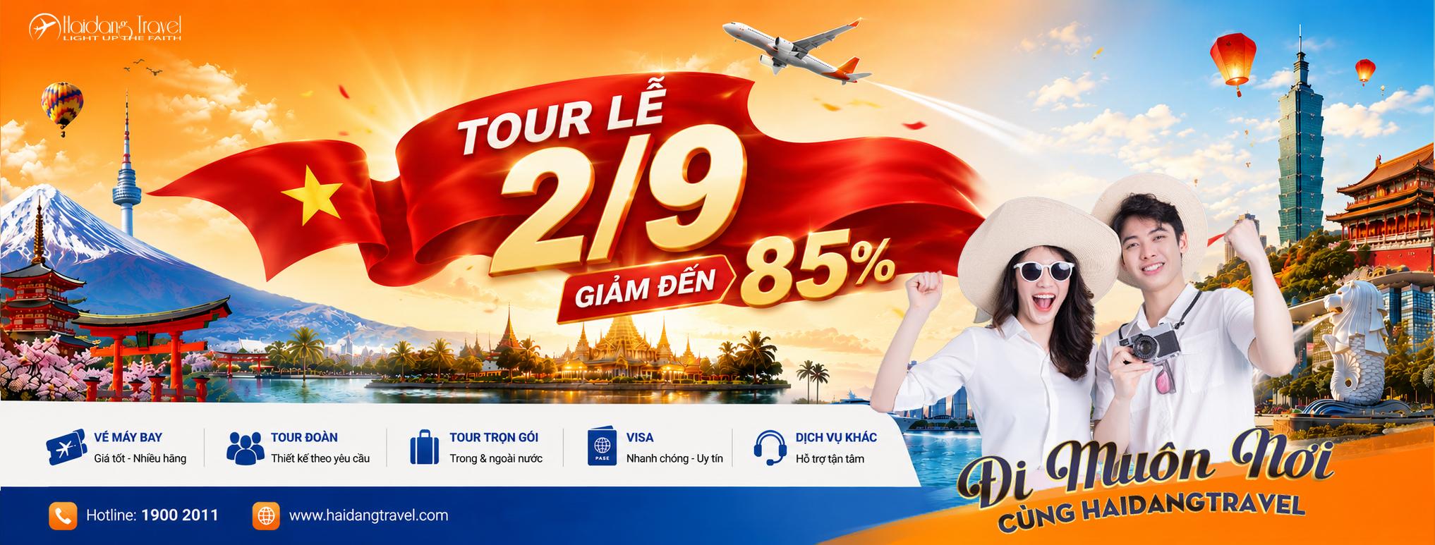 tour du lịch lễ 2 tháng 9