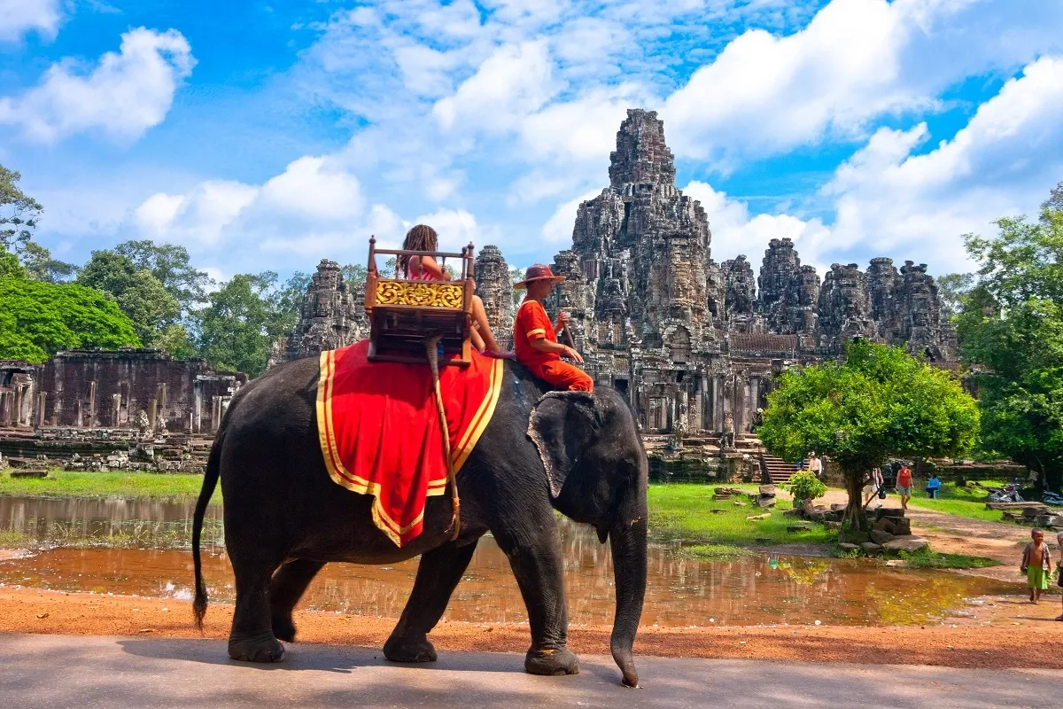 Cảnh Siem Reap trong hành trình Campuchia