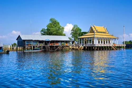 Cảnh mặt nước tại Biển Hồ Tonle Sap
