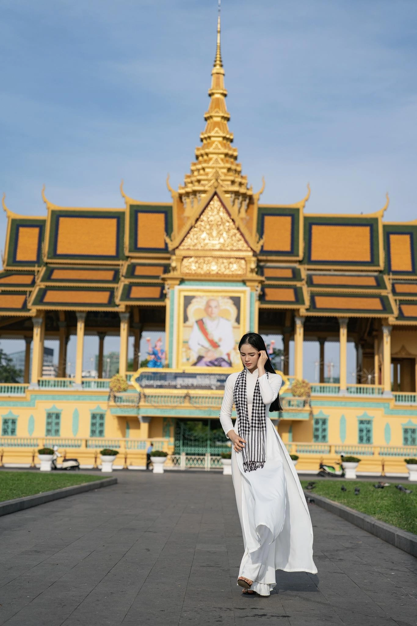 Khuôn viên Hoàng Cung Phnom Penh