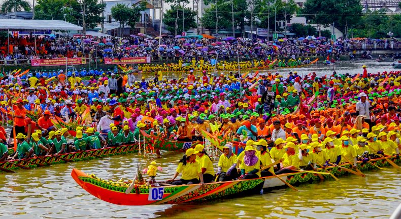 Khoảng 50 đội tranh tài tại Lễ hội Đua ghe Ngo Sóc Trăng 2025