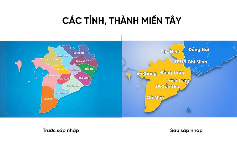 MIỀN TÂY SAU SÁP NHẬP 2025 - BẢN ĐỒ MỚI, DU LỊCH MỚI