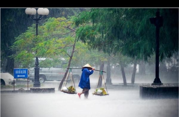 Thời tiết miền Trung mùa mưa