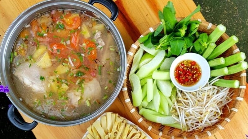 Canh chua cá lăng