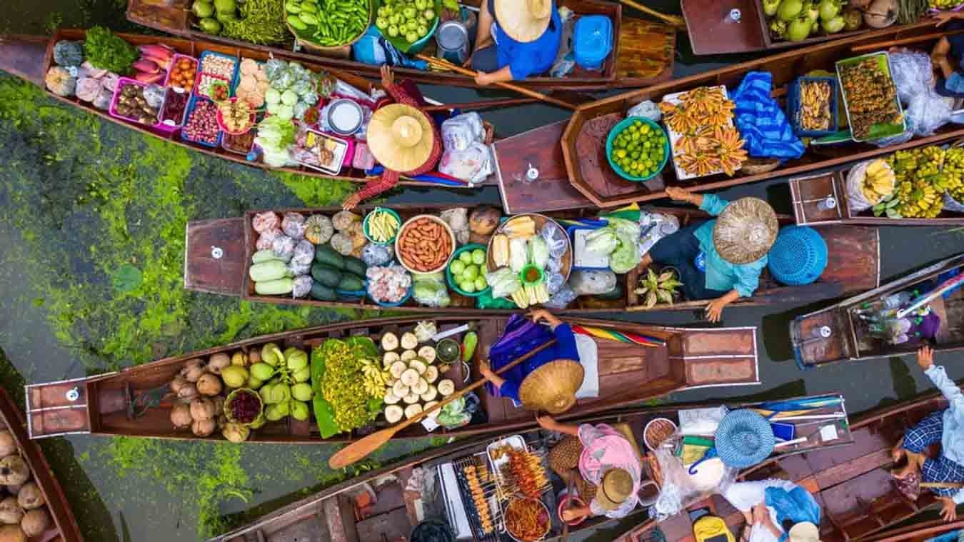 Giới thiệu về chợ nổi Damnoen Saduak