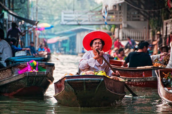 Hướng dẫn di chuyển đến chợ nổi Damnoen Saduak