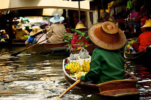 Vẻ đẹp chợ nổi Damnoen Saduak