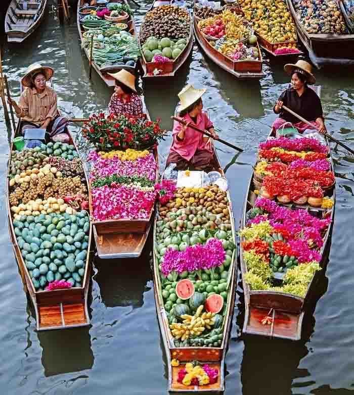 Vẻ đẹp chợ nổi Damnoen Saduak