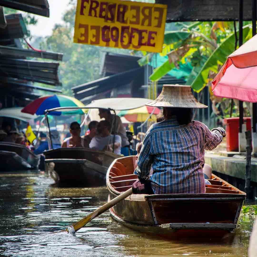 Kinh nghiệm dạo chơi chợ nổi Damnoen Saduak