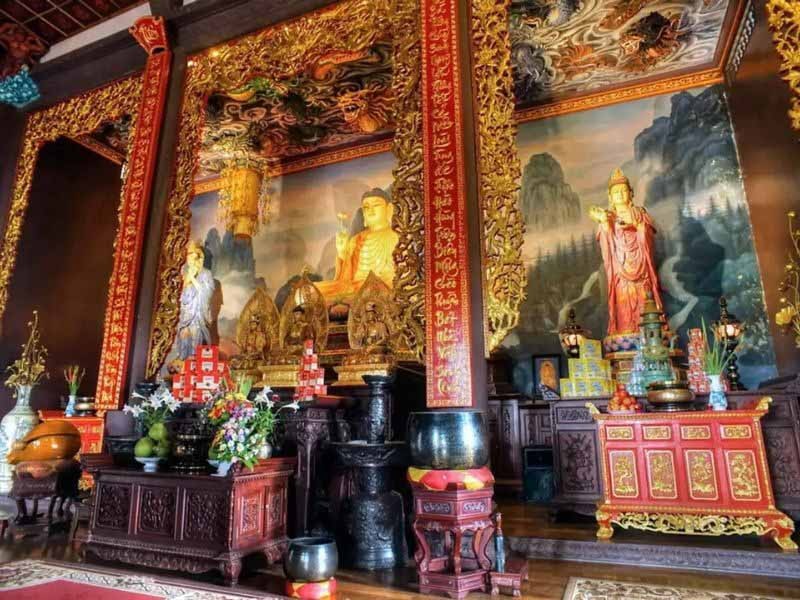 Thiện viện Thiên Hưng Khu vực chính điện