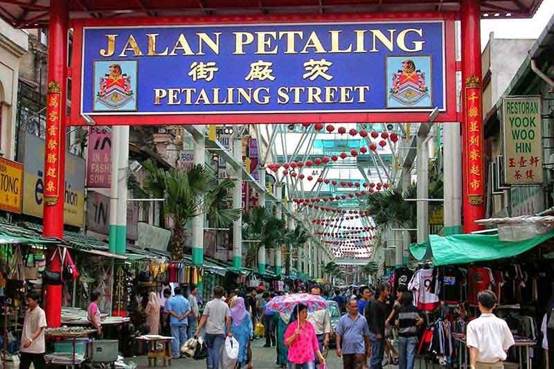 Khu Chinatown - Du lịch Malaysia 4 ngày
