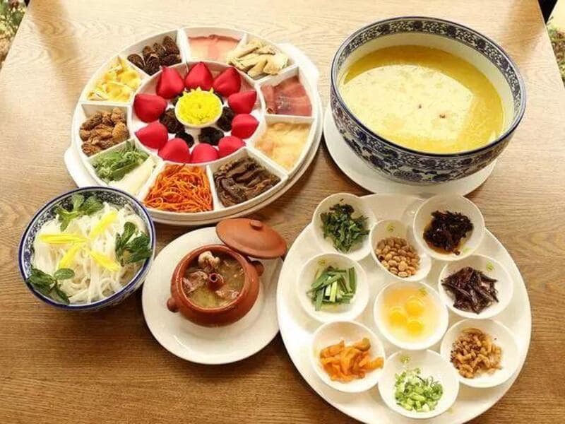 bún qua cầu tại Vân Nam bún qua cầu tại Vân Nam