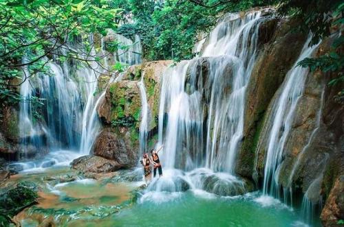 Thác Dải Yếm - “Viên ngọc quý” của cao nguyên Mộc Châu