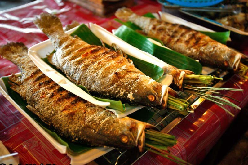 Cá suối nướng Mộc Châu