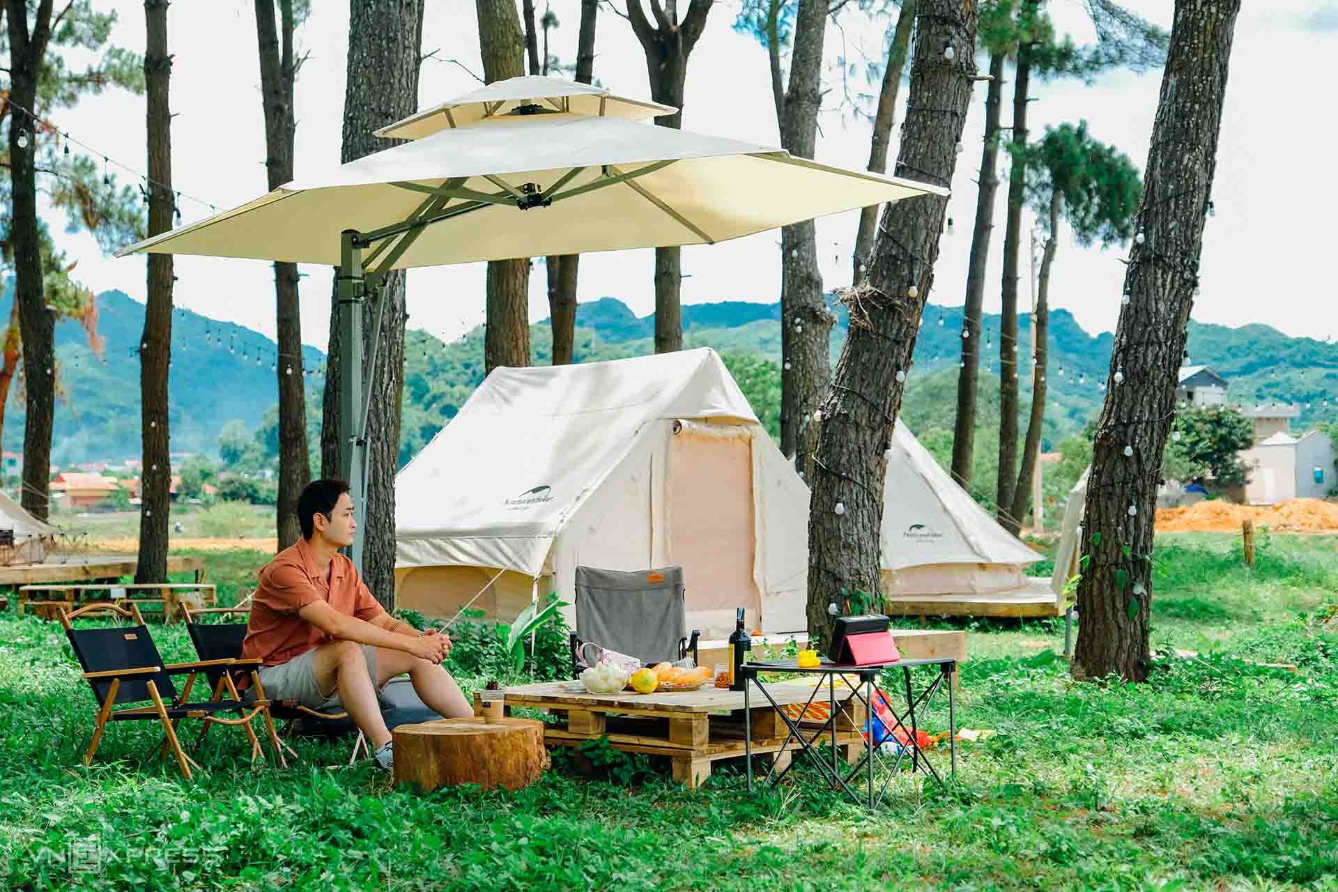 Cắm trại tại Mộc Châu