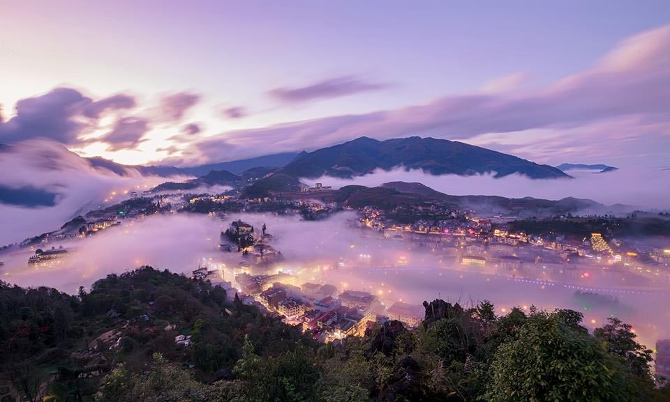 Núi Hàm Rồng vào mùa đông