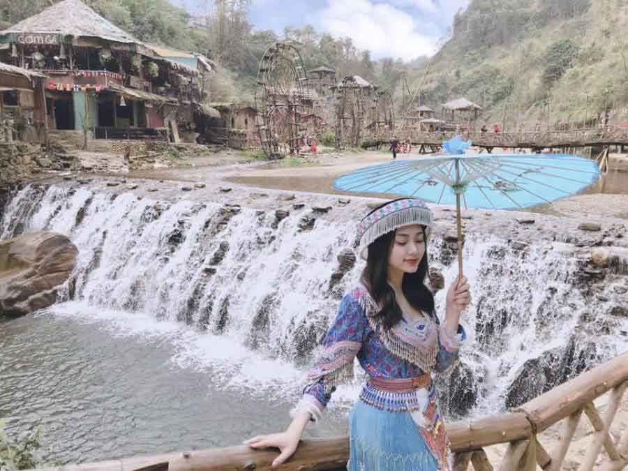 Bản Cát Cát vào mùa đông