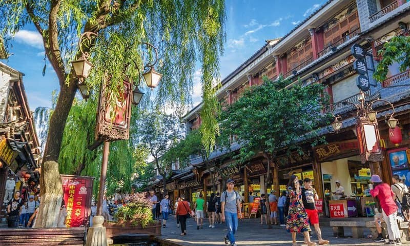 lễ hội tại Hỷ Châu cổ trấn