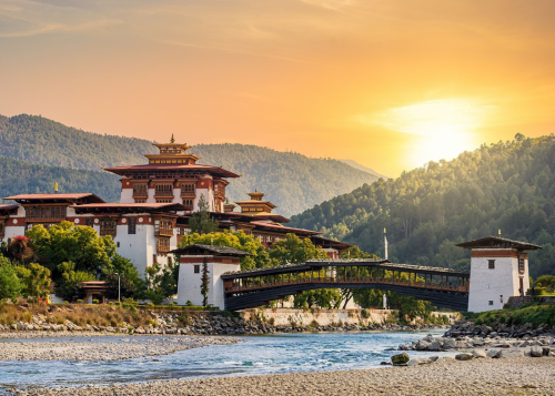 Pháo đài Punakha Dzong cổ kính đẹp nhất Bhutan